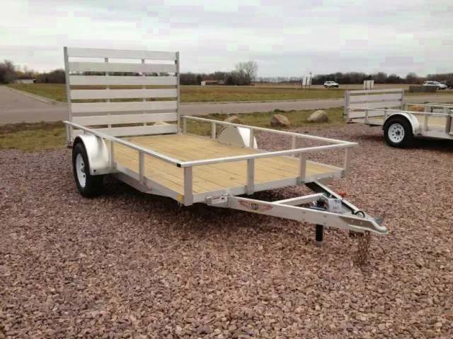 12ft Aluminum/Wood Utility Trailer