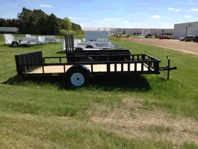 14ft Side and Rear Ramp Utility/ATV Trailer