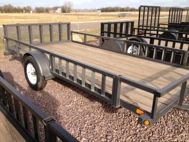 ATV/Utility Trailer, 14 ft w/Side and Rear Ramp