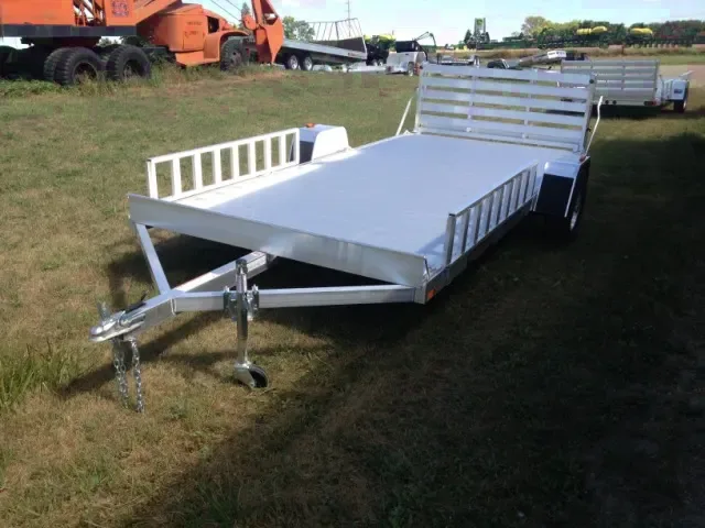 14 ft Utility, LED Lights,  B-Fold Tail Gate