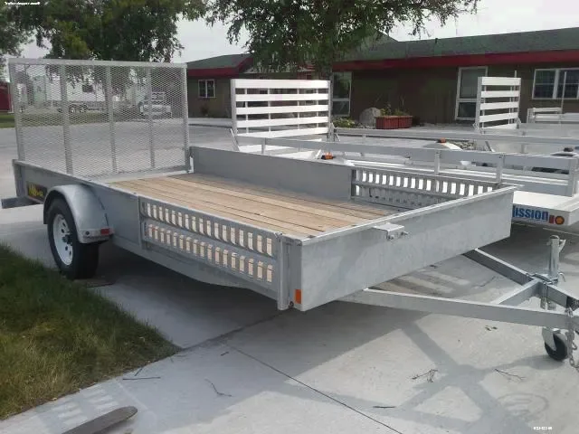12FT STEEL UTILITY TRAILER WITH FRONT RAMPS