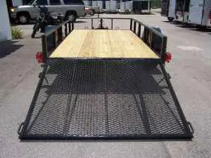 10ft Utility Trailer w/Treated Lumber Decking