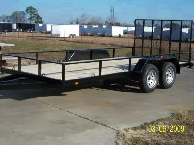 16ft BP Tandem 3500lb Axle Utility Trailer