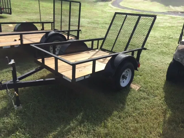 8ft Wood Deck Utility Trailer