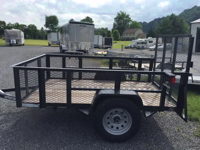8FT Utility Trailer w/ Mesh Side