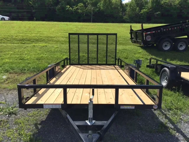 12ft Utility Trailer Single Axle Rear Ramp