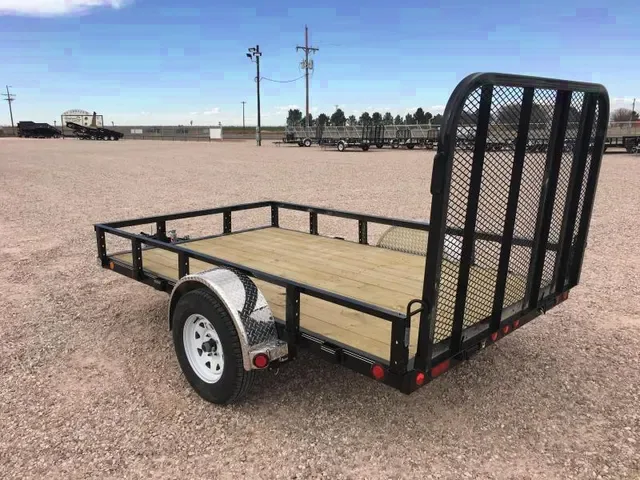 10FT Utility Trailer w/Treated Wood Floor