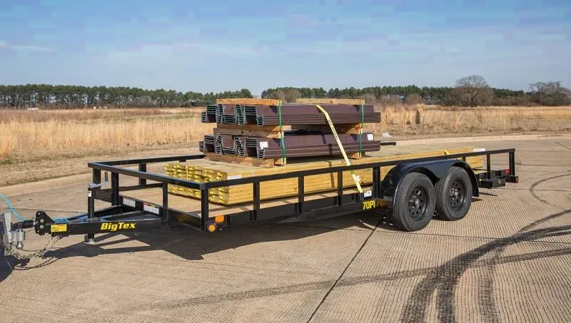 Heavy-Duty 2025 Big Tex 7x20 Tandem Axle Utility Trailer