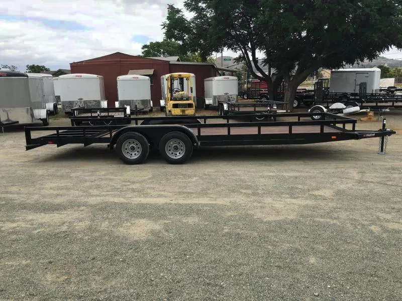 2025 Playcraft 82x20 Tandem Axle Utility Trailer - Black