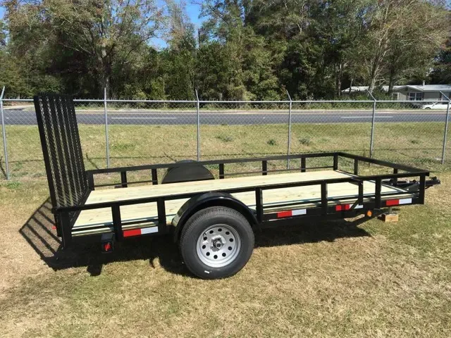 12ft Single 3500lb Axle Utility Trailer