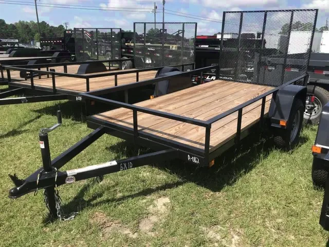 Black SA 10ft Steel Utility Trailer