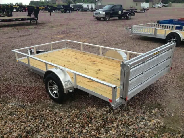 AL 12ft Utility Trailer w/Bi-Fold Gate