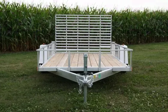 12ft SA Utility Trailer w/Wood Decking