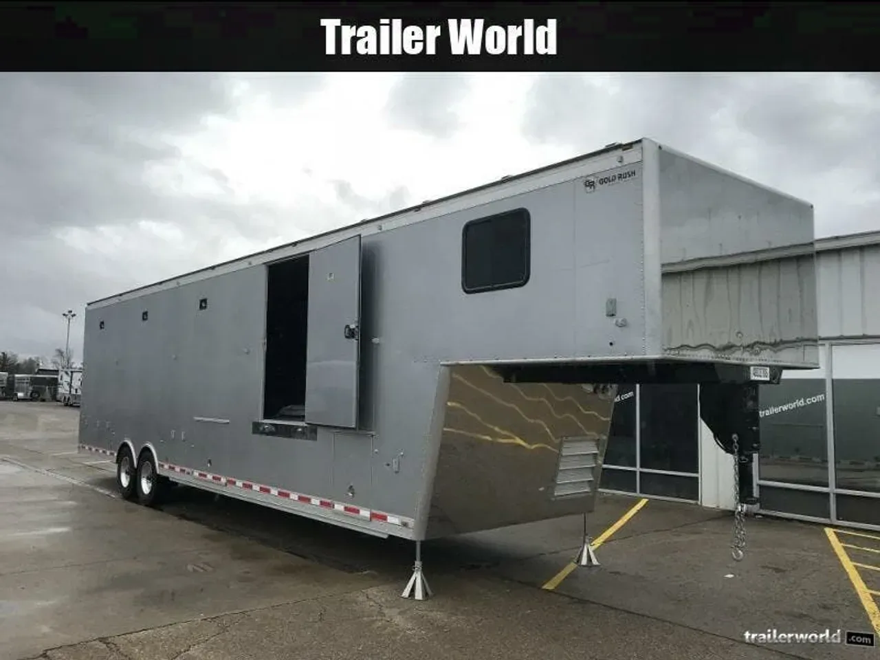 127646 - 2014 Gold Rush Custom 44' Aluminum Xtreme Toy Hauler Car Hauler Trailer