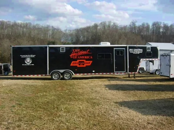 2012 Pre-Owned Auto Hauler 8.5 x 40 with Living Quarters