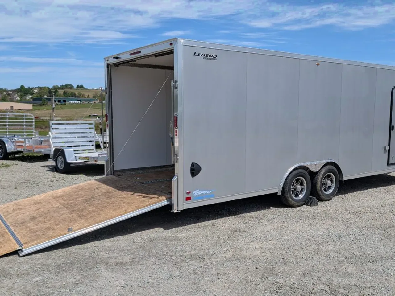 2025 Legend 8.5 x 24 + 2' V Thunder Car Hauler w/ Ramp Door (84" Interior)