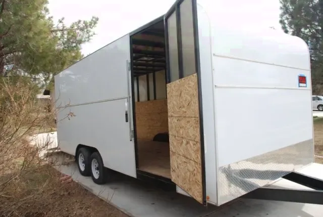 Used 20' AZ-TEX Enclosed Car Hauler Trailer - Apple Valley, CA - Make Offer