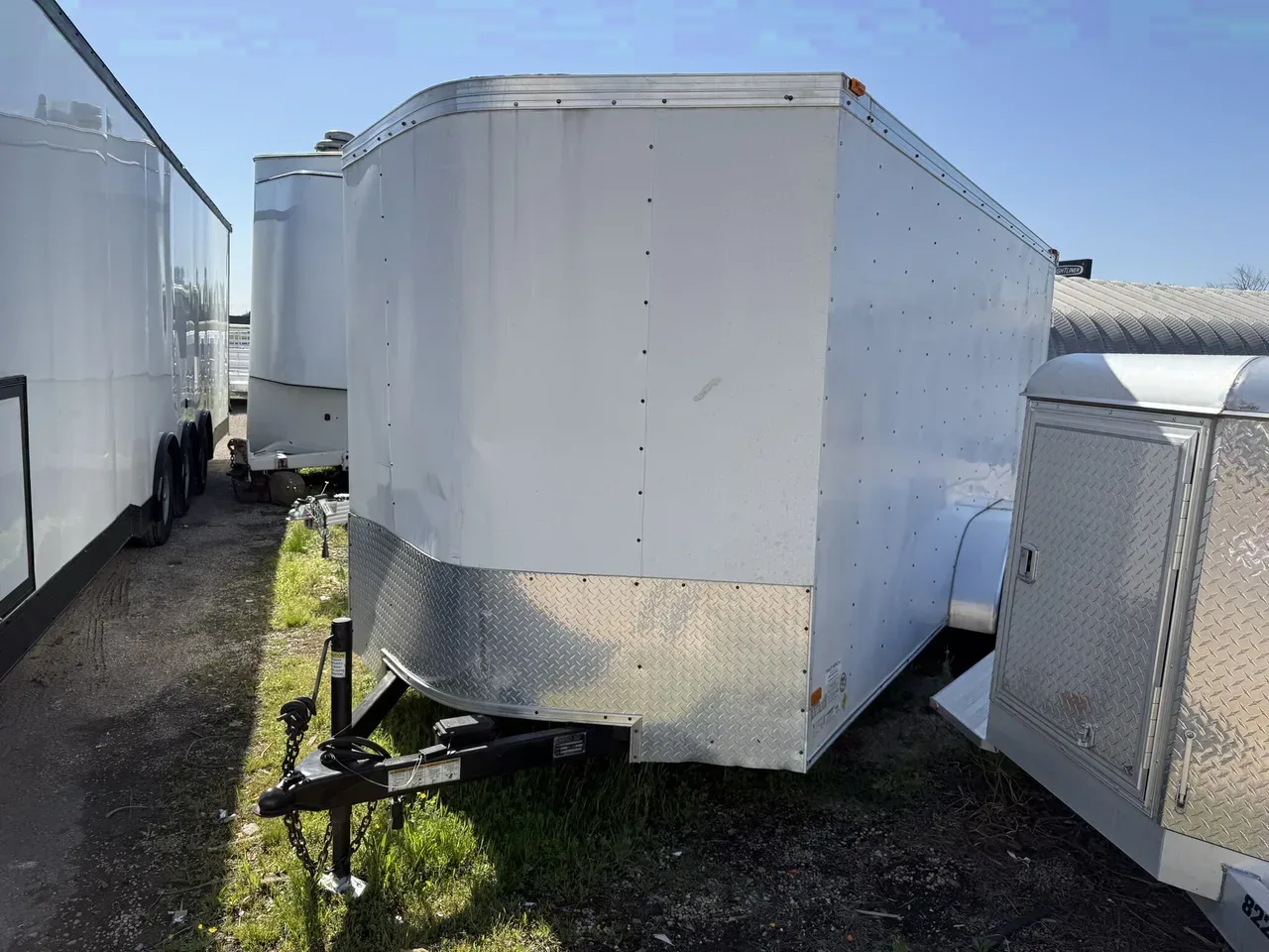 089133 - 2007 Haulmark Transport 7' x 16' TA Enclosed Cargo Double Doors Cargo Trailer