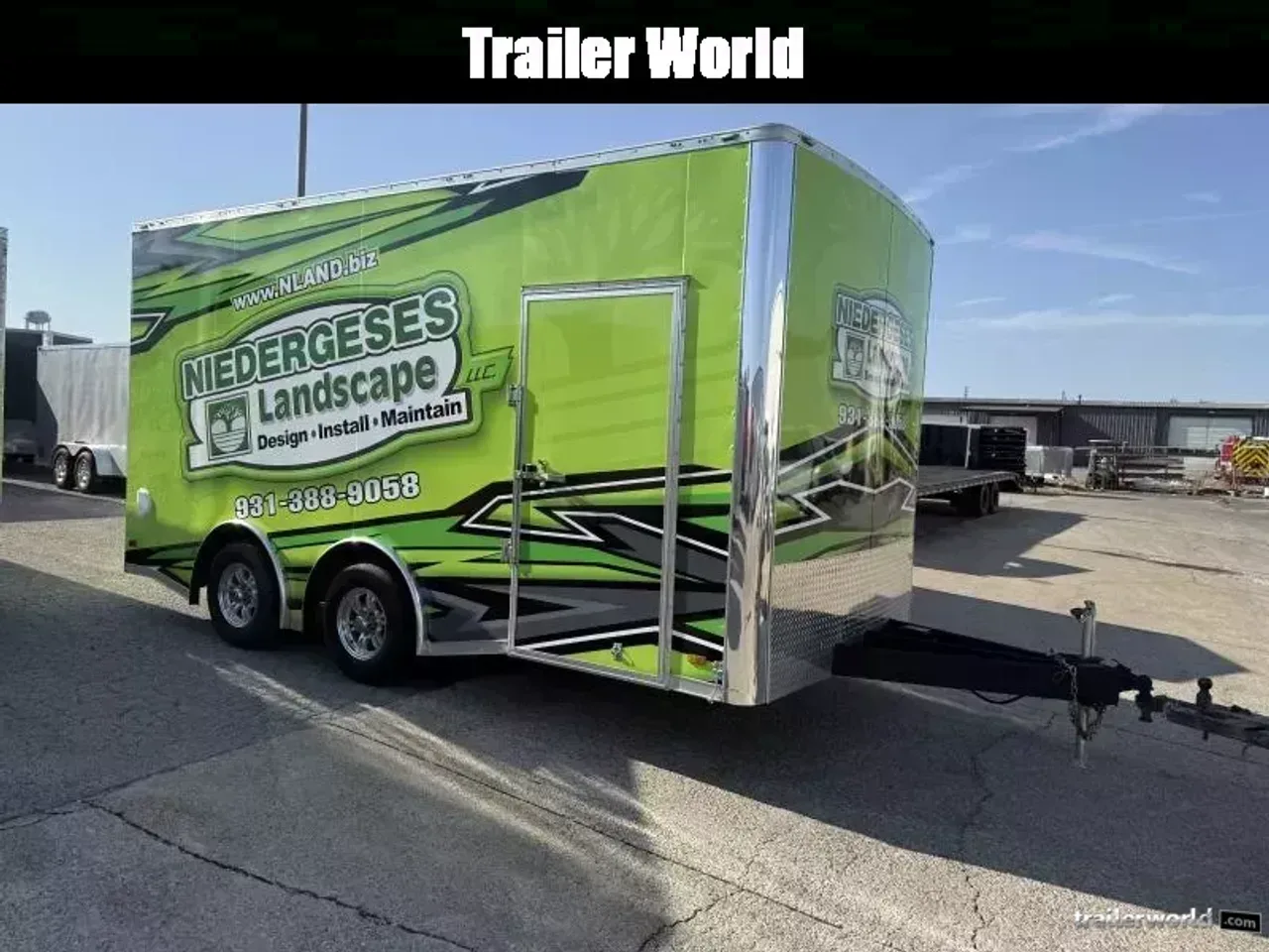 010802 - 2022 Kaufman Trailers 8.5' x 16' TA (2)5.2K Torsion Cargo / Enclosed Cargo Trailer