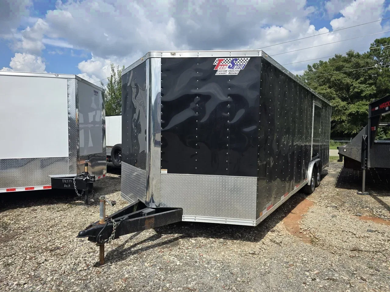 Enclosed 2019 8.5X24 Team Spirit USED 8.5X24 Enclosed Car Hauler With Escape Door -eccw8524-USED-661167 8.5 ft. x24 ft.