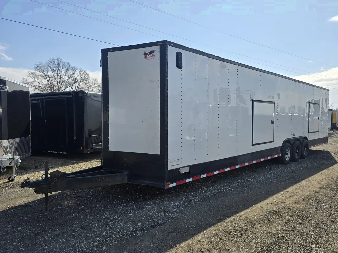 Car Hauler Trailer 2024 8.5X36 Quality Cargo USED 8.5X36 21K Enclosed Car Hauler -eccw8536-USED-049287 8.5 ft. x36 ft.