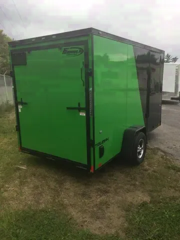 12FT SINGLE AXLE TWO TONED CARGO TRAILER
