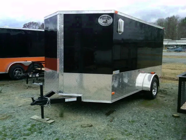 12FT Single Axle MC Package Black-FINISHED INTERIOR