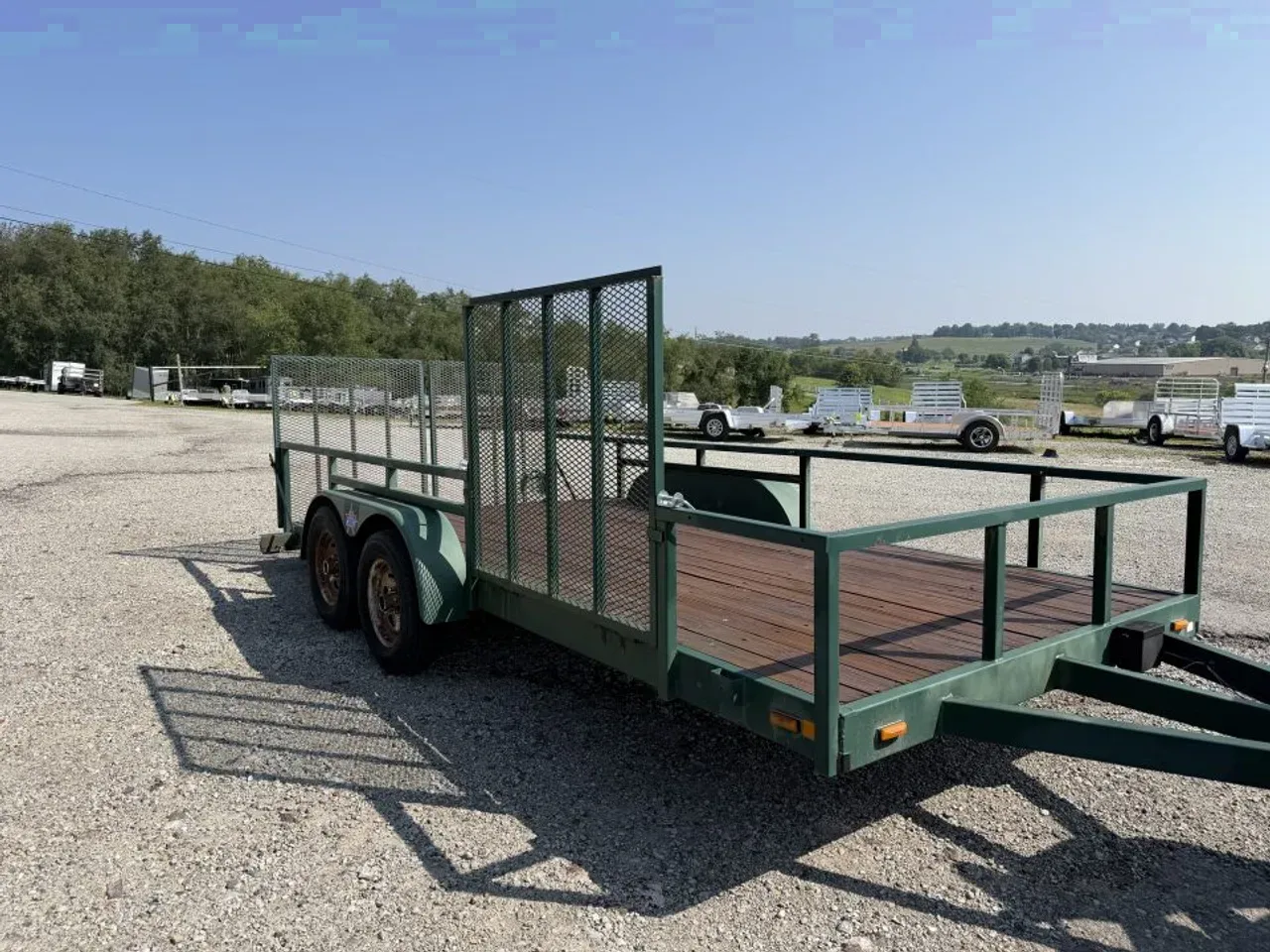 USED 2001 Us Cargo 7x16 Utility Trailer w/ 2' Dove
