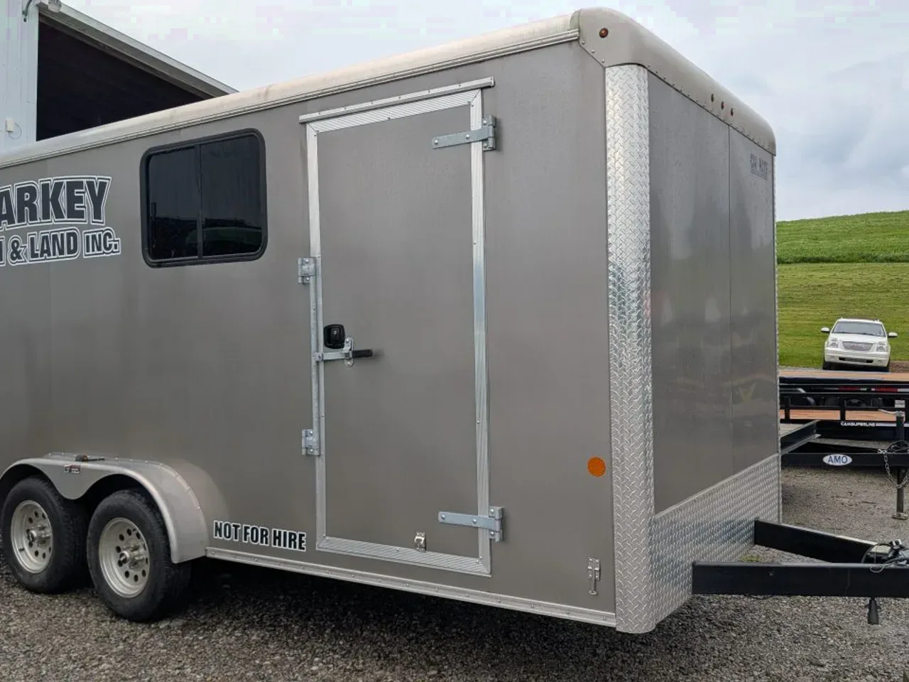 2021 Car Mate 7 x 16 HD Custom Cargo Trailer w/ Ramp Door ( 84" INSIDE!!)