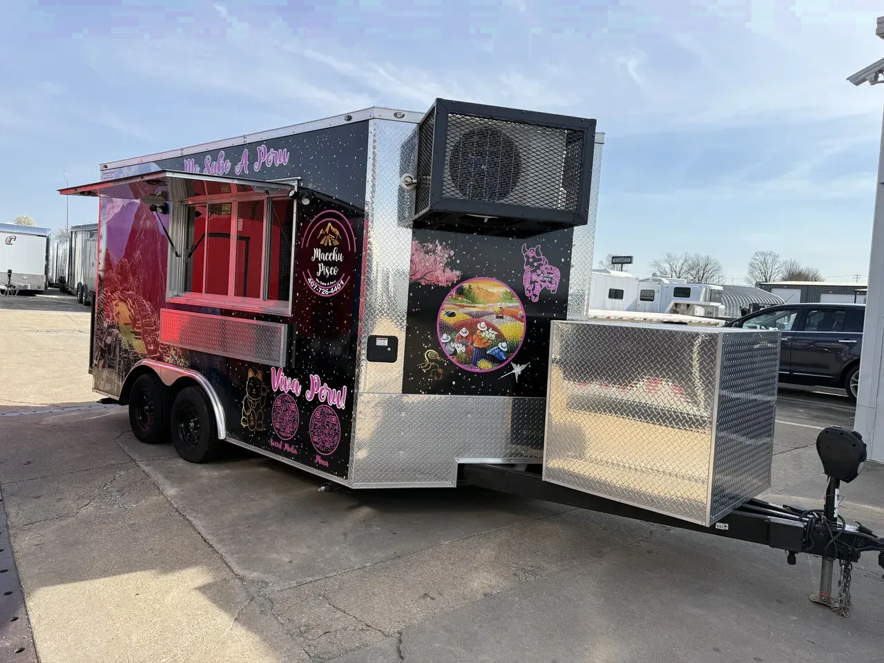 016275 - 2024 Empire Cargo 8.5' x 14' TA Vendor / Concession / Food Trailer Concession/Vending Trailer