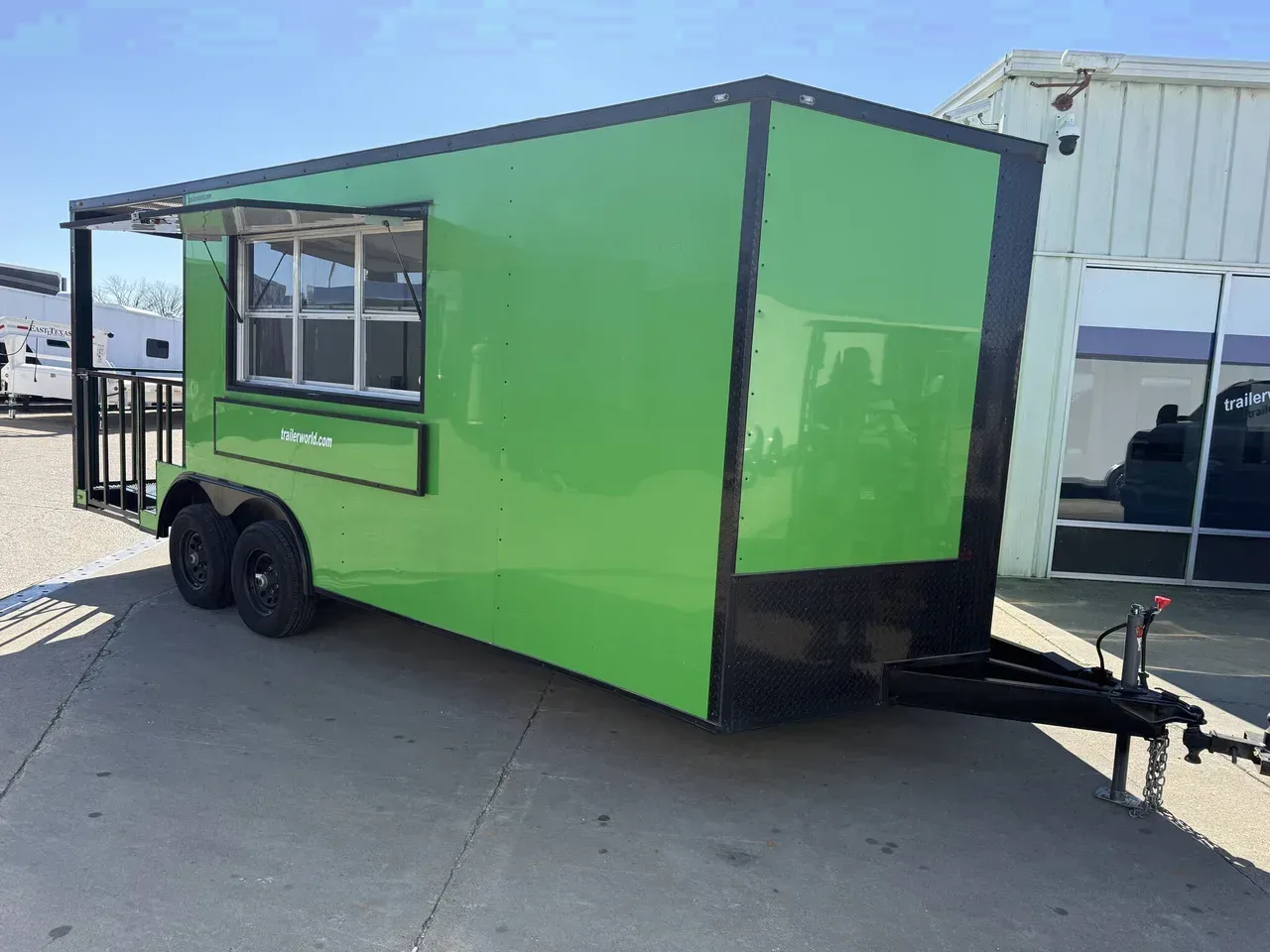 026786 - 2024 High Country Cargo 8.5' x 20' TA Vending / Concession BBQ Porch + A/C Concession/Vending Trailer