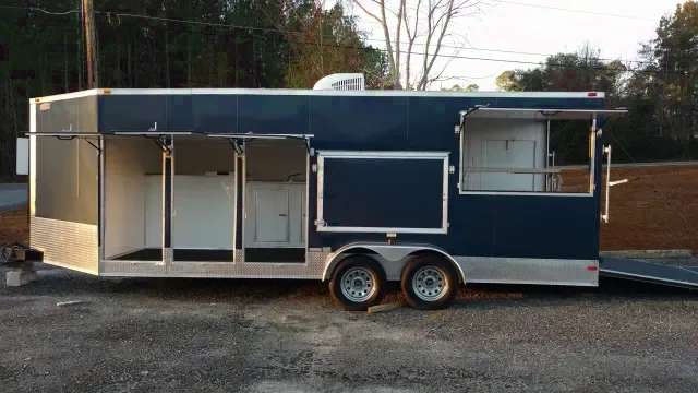8.5 X 20 CONCESSION TRAILER W/RESTROOM