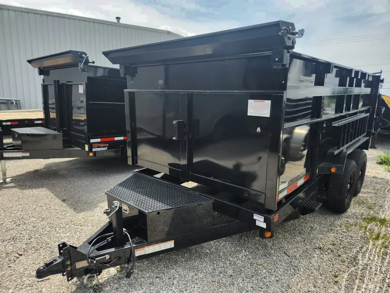 247160 - 1 - 2024 Quality Steel (2)7K Axles Tall Sides 83" x 14' Dump CLEARANCE Dump Trailer