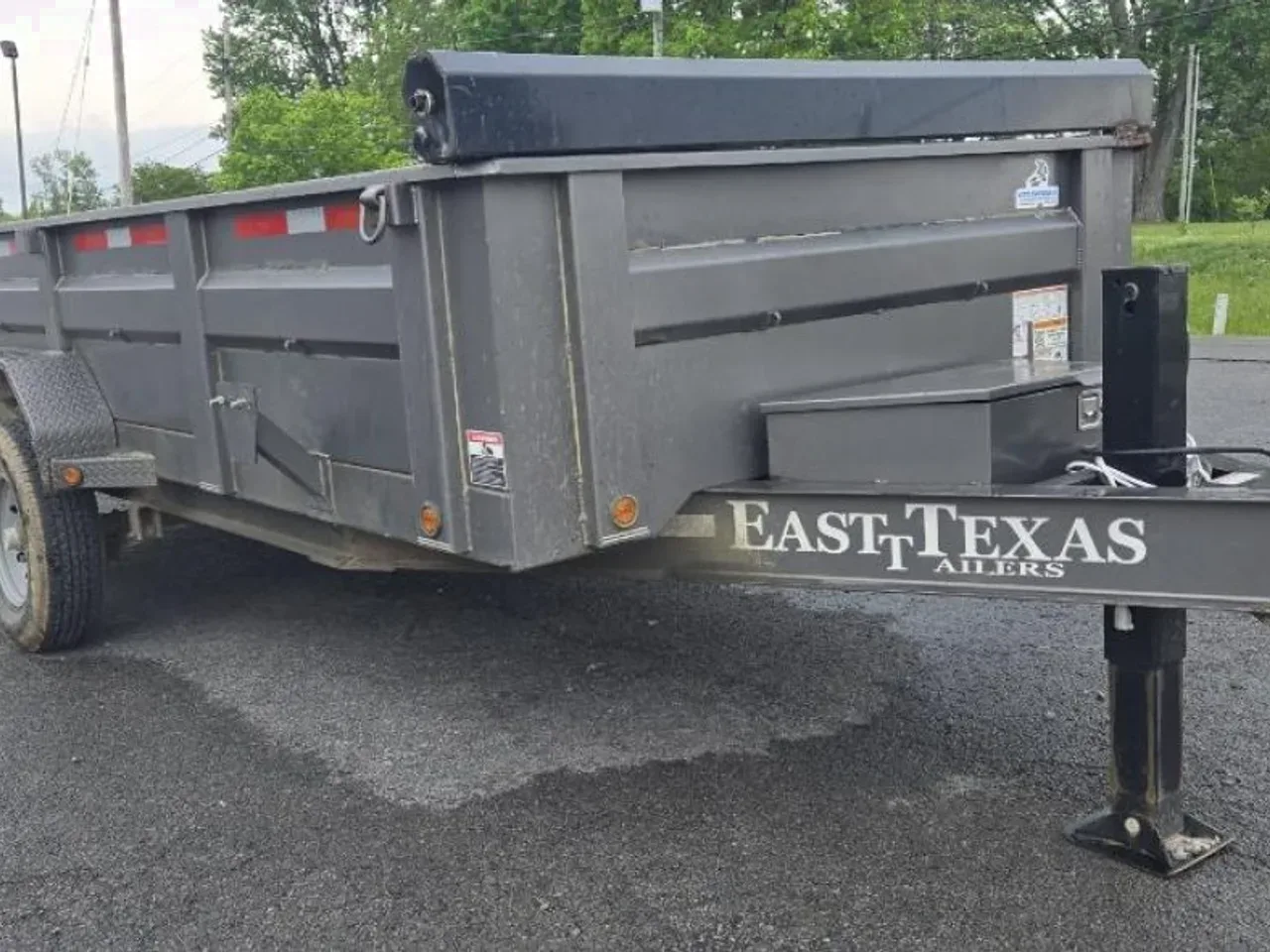 REPO 2024 East Texas Trailers 7x16 Dump Trailer