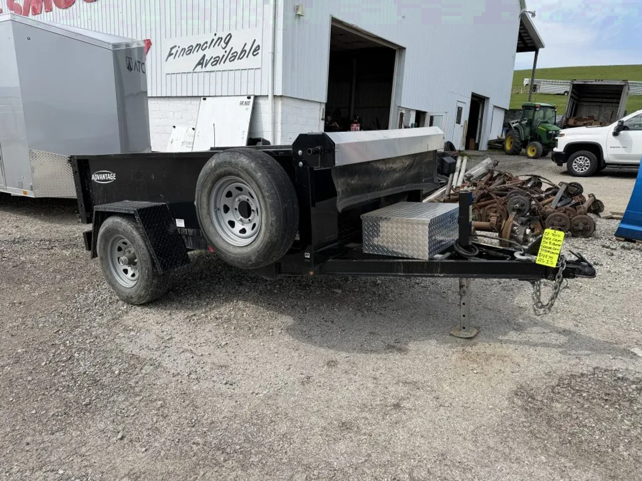 2022 CAM "Advantage" 5x8 Lo Pro Dump Trailer