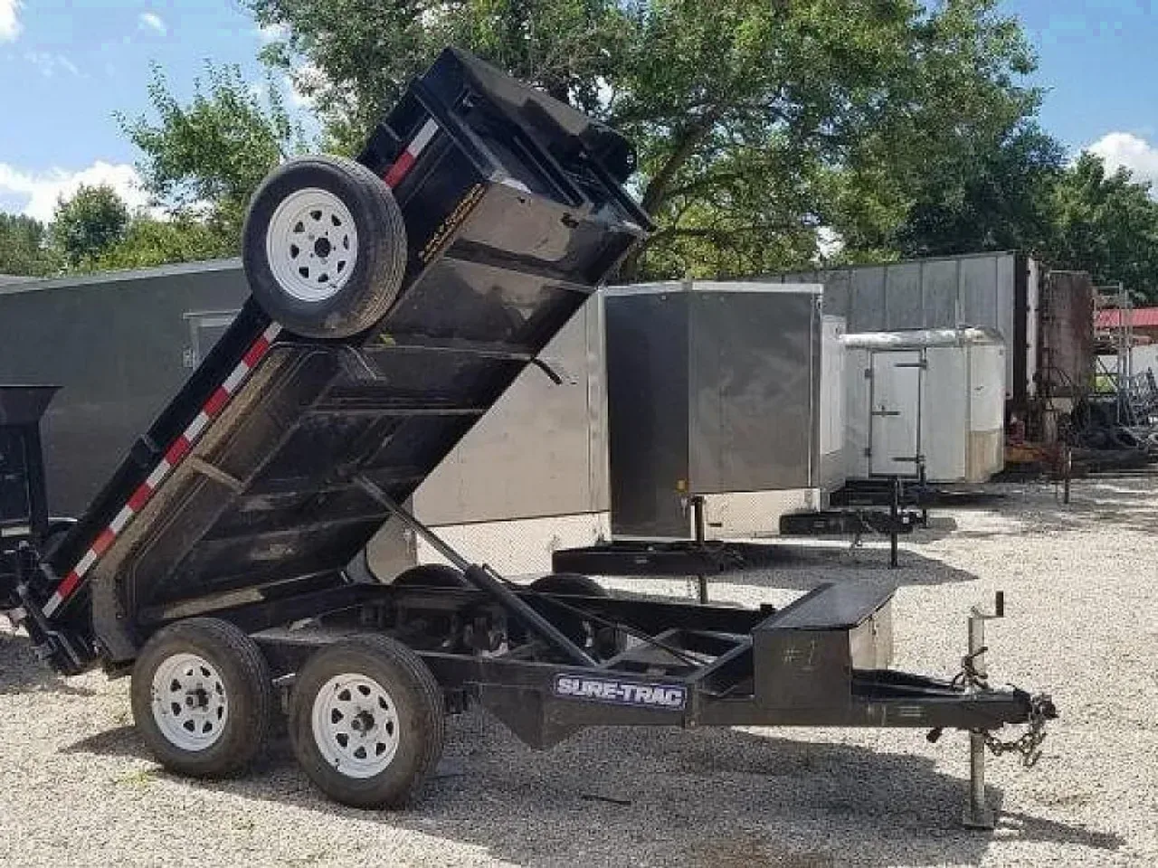 FOR RENT ONLY #1 62x10 Single Ram Dump Trailer