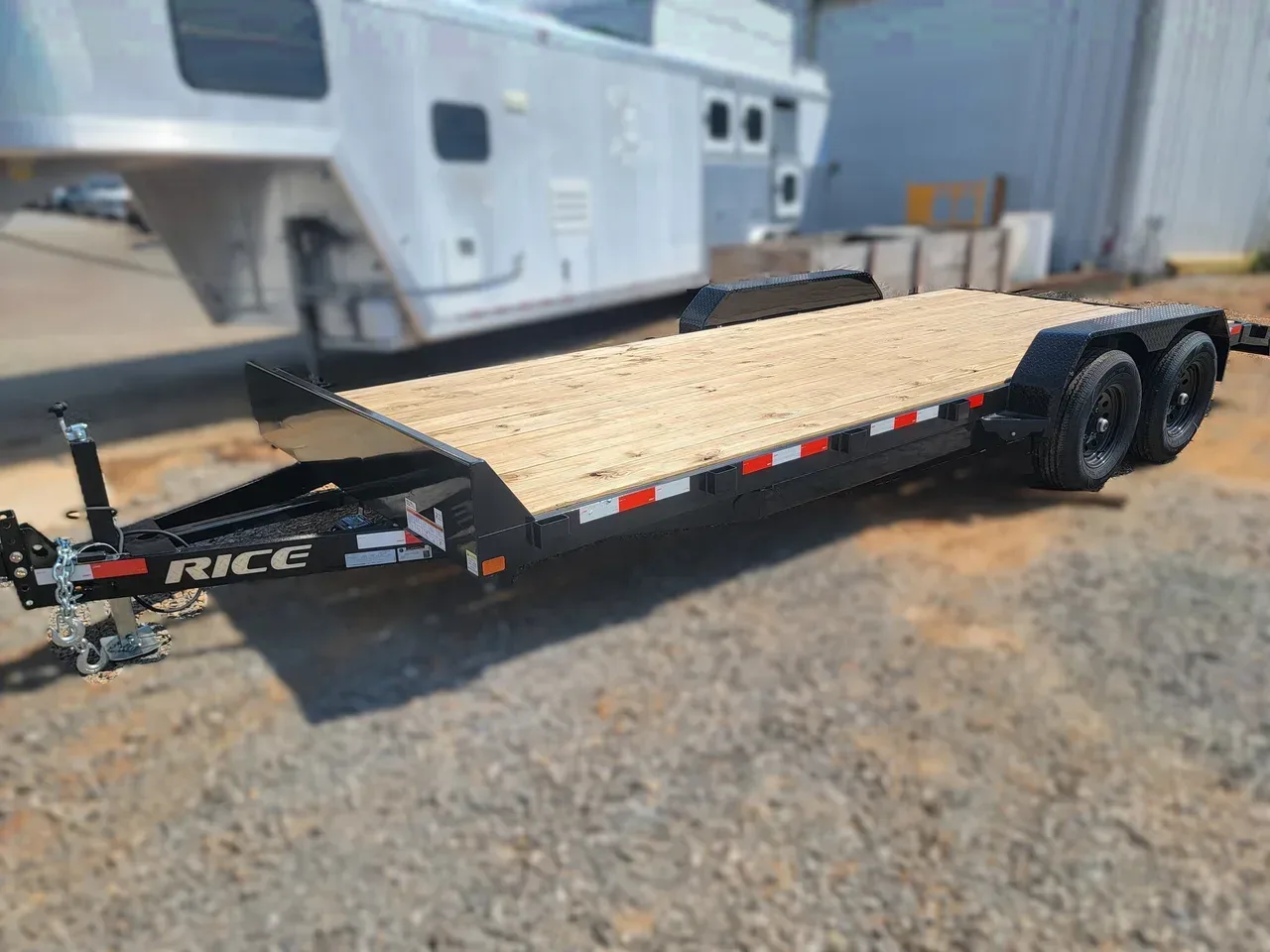 063048 - 2026 Rice Trailers Flatbed Equipment Trailer 82" X 20' 2X5200# Axles Equipment Trailer