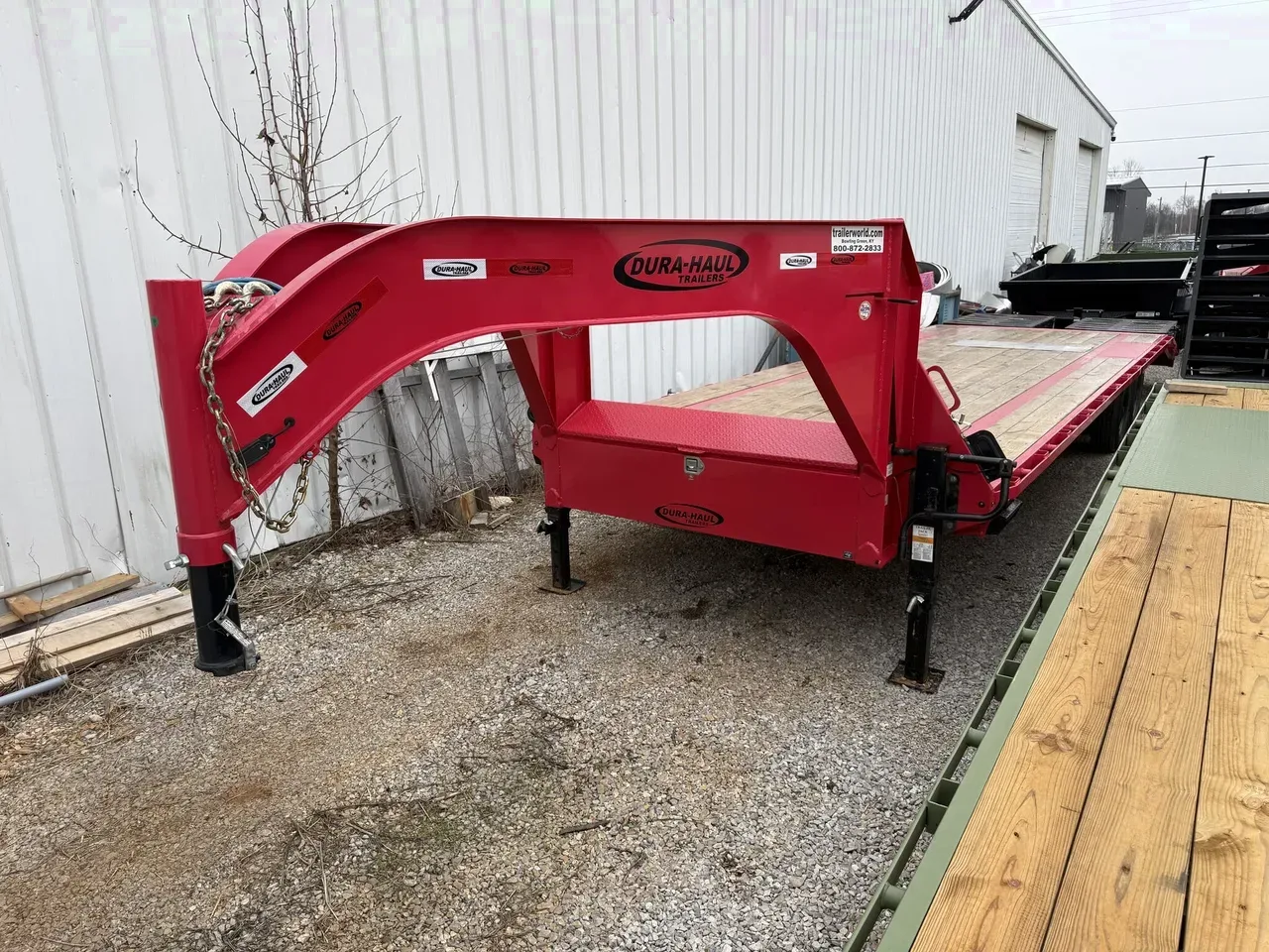 009872 - 2025 Dura-Haul 8.5' x 30' (25+5) Gooseneck (2)8K Axles Equipment Trailer