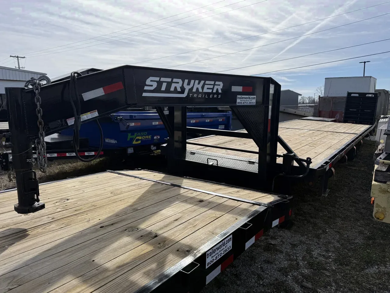 014774 - 2023 Stryker 8.5' x 30' (25+5) Gooseneck (2)8K Axles HOTSHOT Equipment Trailer