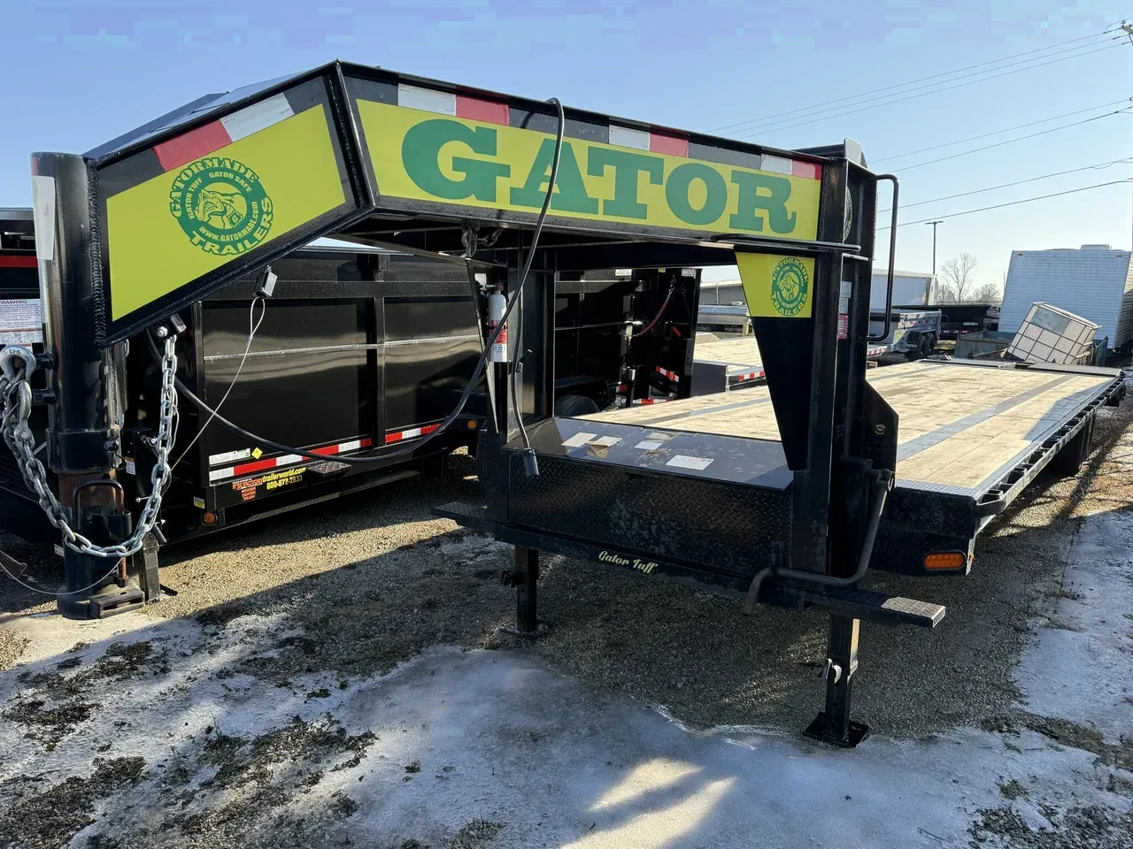 000123 - 2024 Gatormade 8.5' x 35' (30+5) Gooseneck Hotshot (2)7K Axles Equipment Trailer