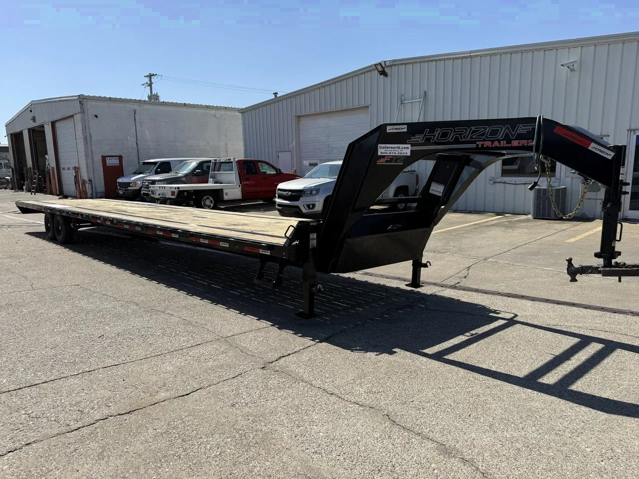 005902 - 2025 Horizon 8.5' x 40' Flatbed Gooseneck (2)7K Axles Equipment Trailer