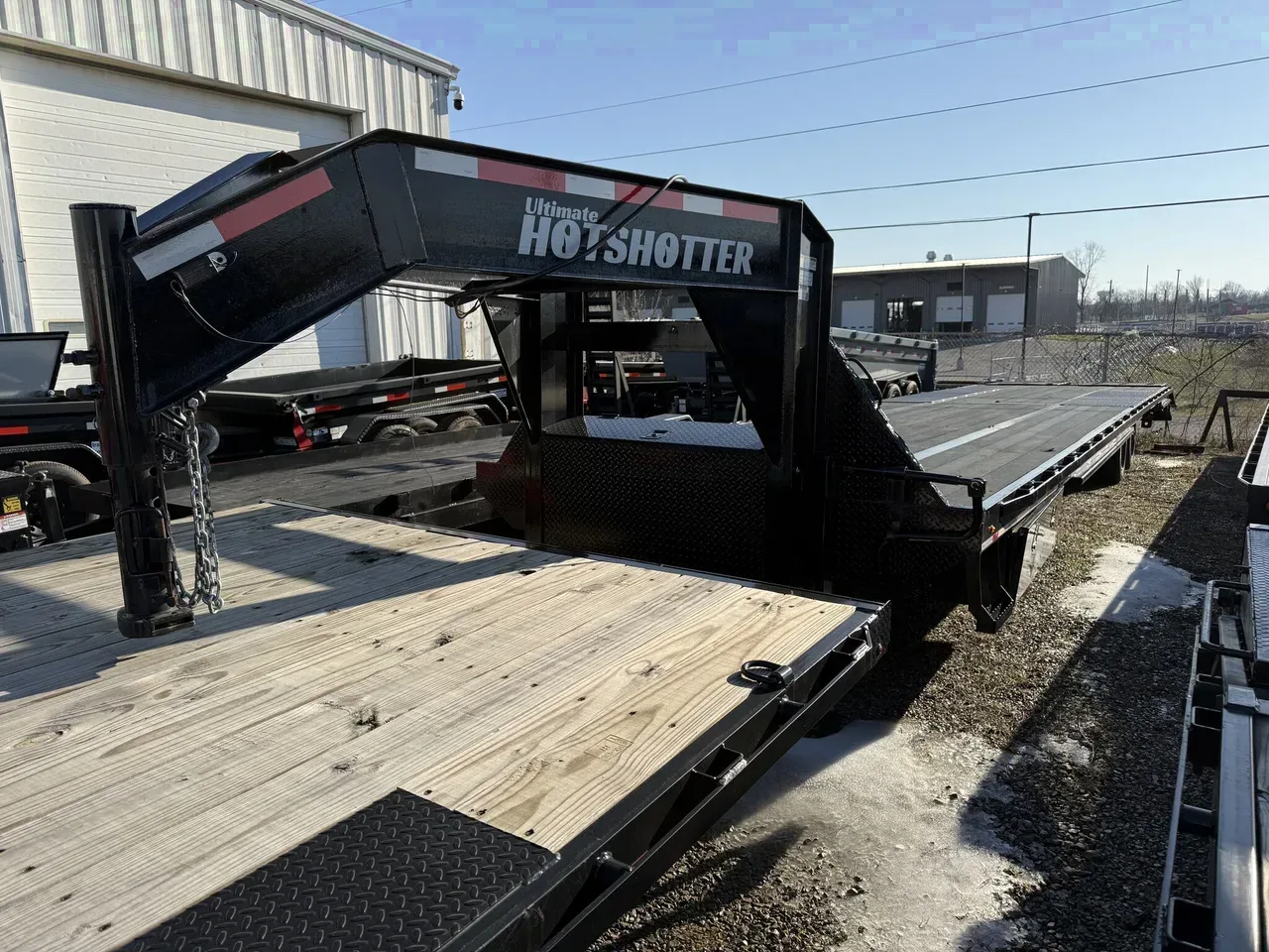 082469 - 2024 Caliber Hotshotter 8.5' x 40' (35+5) GN (2)10K Axles Equipment Trailer