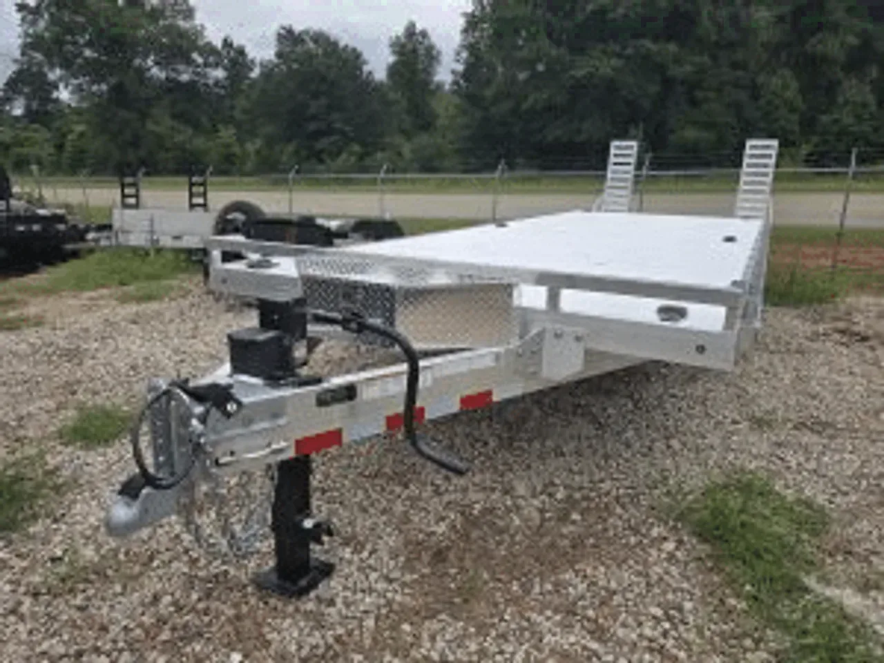 Aluminum 2024 8.50X26 Aluma USED 1026 HH 14K Aluminum Equipment Trailer -ALUM1026-USED-278251 8.50 ft. x26 ft.