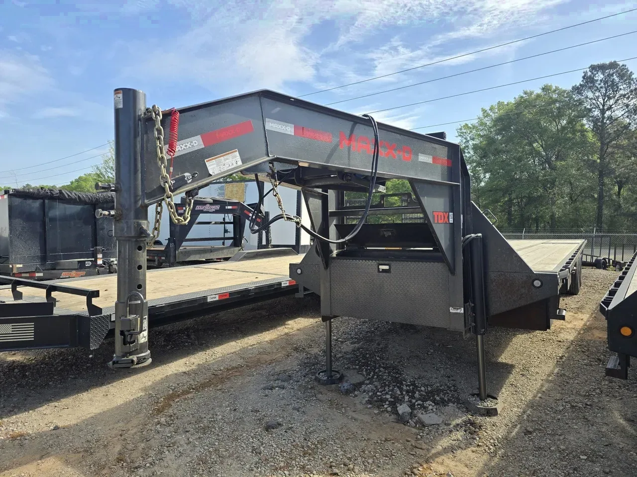 Equipment Trailer 2024 102X36 MAXXD Trailers USED 8.5×36′ 12T Gooseneck DeckOver Equipment Trailer -dtegn10236-used-118471 102 ft. x36 ft.