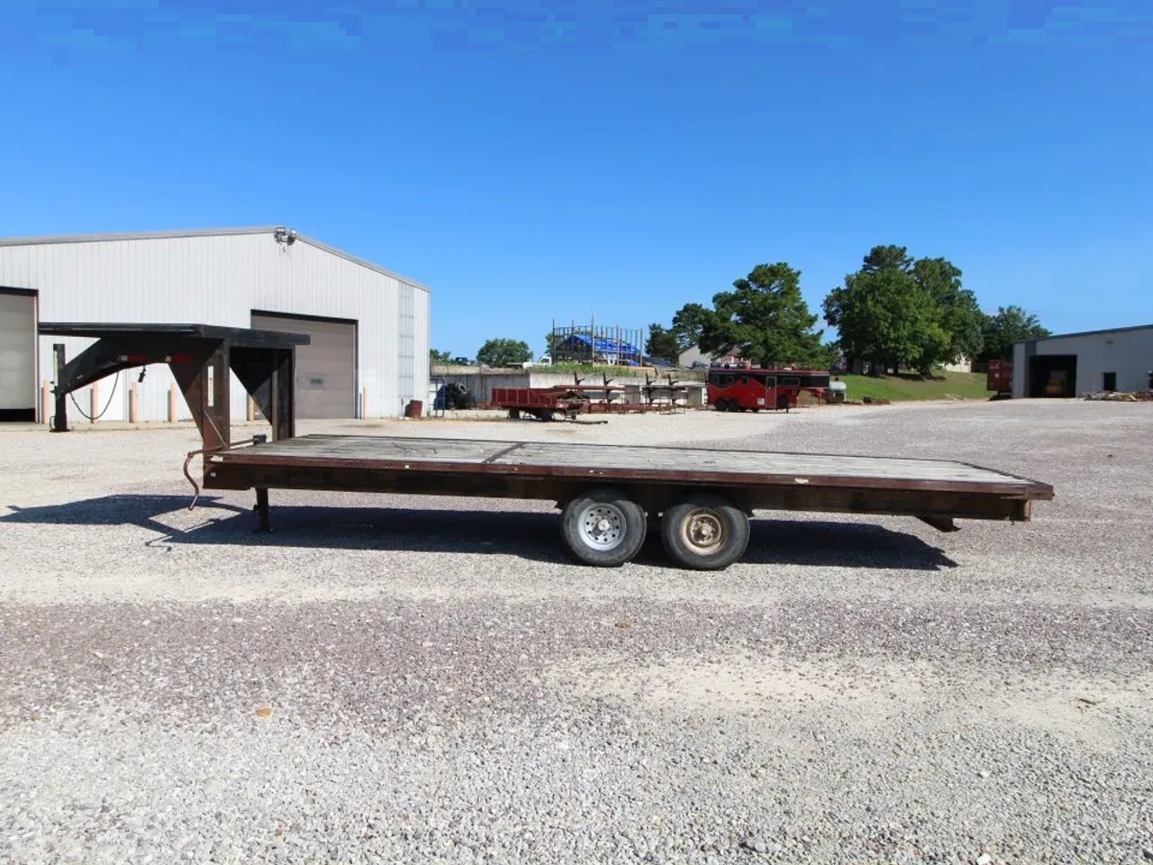 1995 Other HOG WILD 25' GOOSNECK Flatbed Trailer