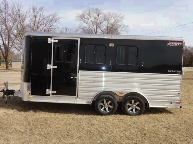 Used Kiefer Genesis 3 Horse Trailer - Fairbank, IA