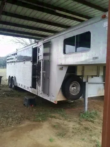 Sooner Stock  Combo Horse/Cattle Trailer