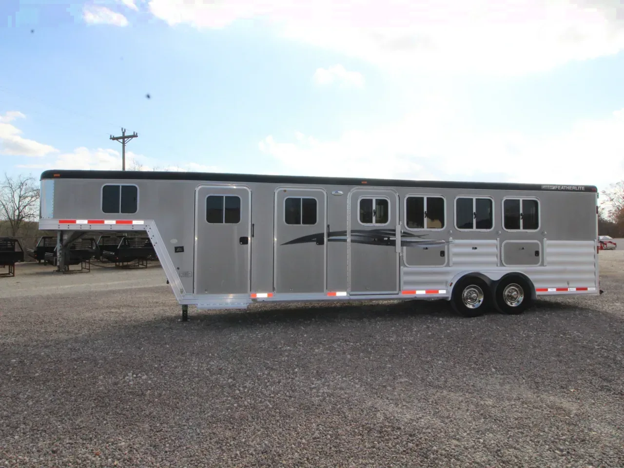 2008 Featherlite Trailers 8541-4H Horse Trailer
