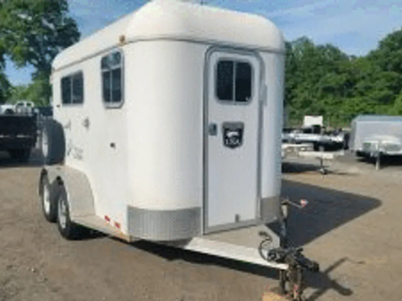 Livestock/Horse Trailer 2011 6X14 Trailers USA USED 2-Horse Straight Load Aluminum Horse Trailer -AGLS614-USED-529946 6 ft. x14 ft.