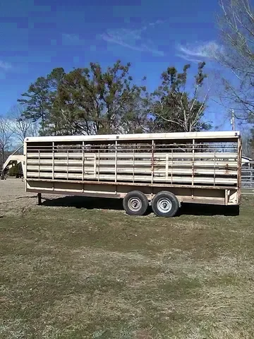 USED Livestock 6x24 Trailer - Mantee, MS